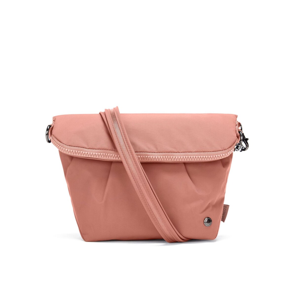 Składana torebka damska antykradzieżowa Pacsafe Citysafe CX Econyl® - różowy