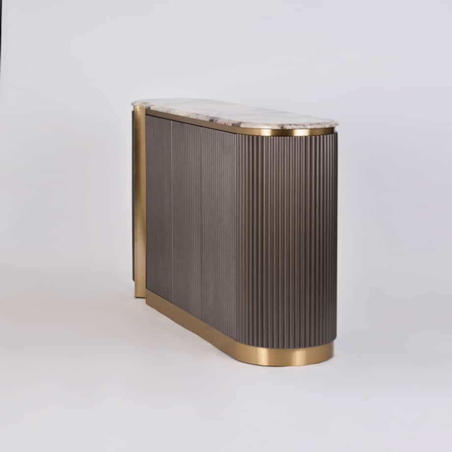 Komoda złota Nutris Glamour Premium 158x40x88