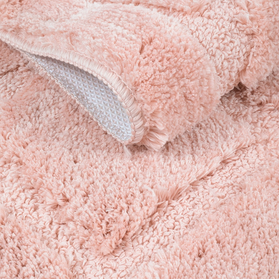 Zestaw 2szt Dywanik łazienkowy Soft 40x60 cm antyposlizgowy różowy