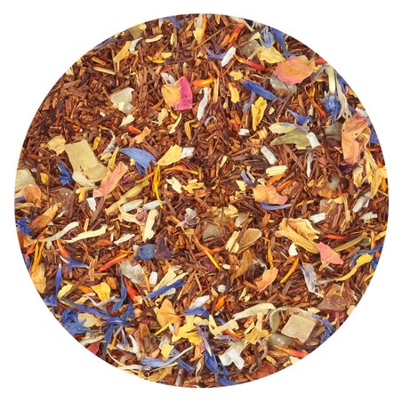 Herbata rooibos z czerwonokrzewu ANANASOWA o smaku ananasa z nutą wanilii - herbata liściasta sypana mieszanka napar susz - gotowa na prezent upominek