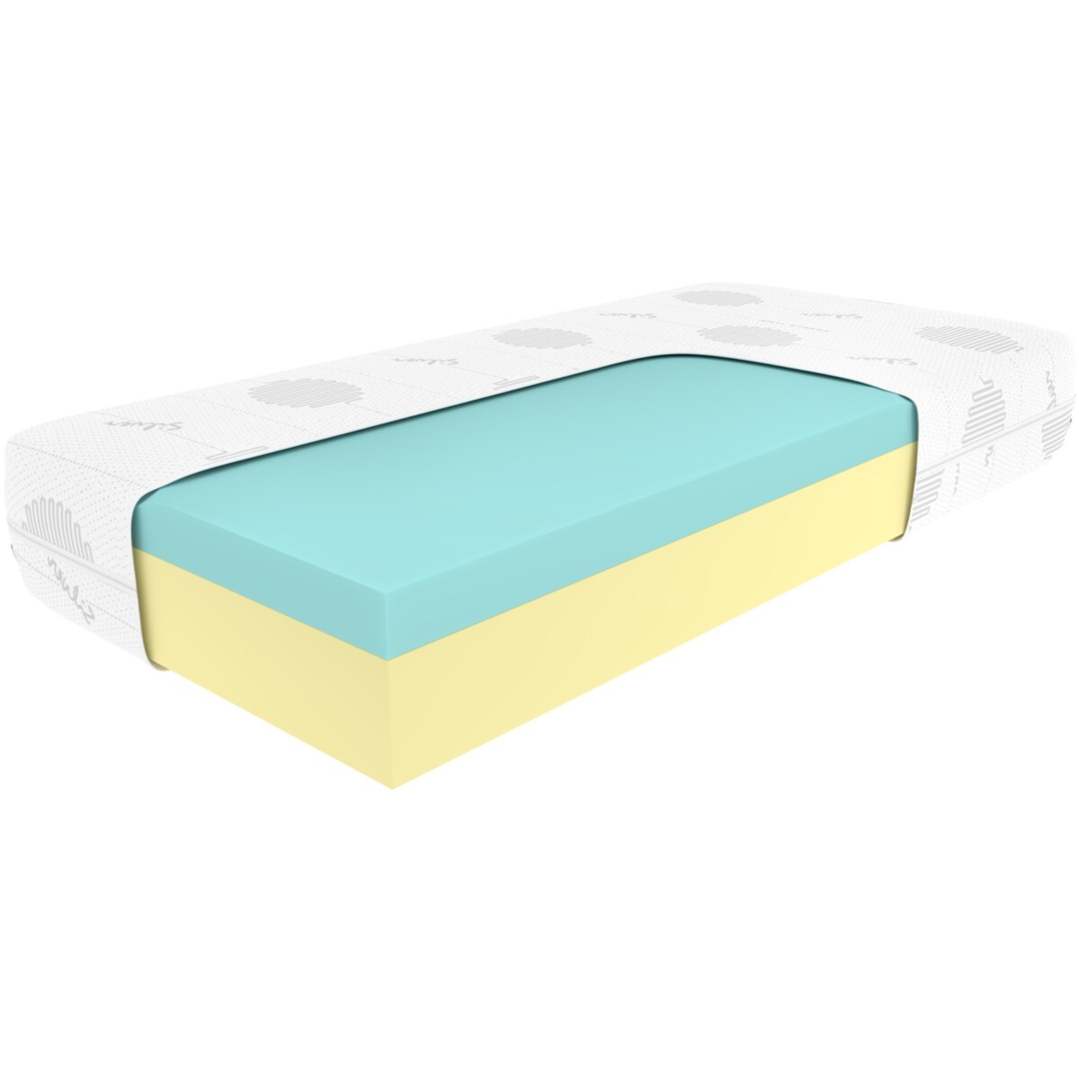 Materac ELFO termoelastyczny Silver Plus H2 90x200