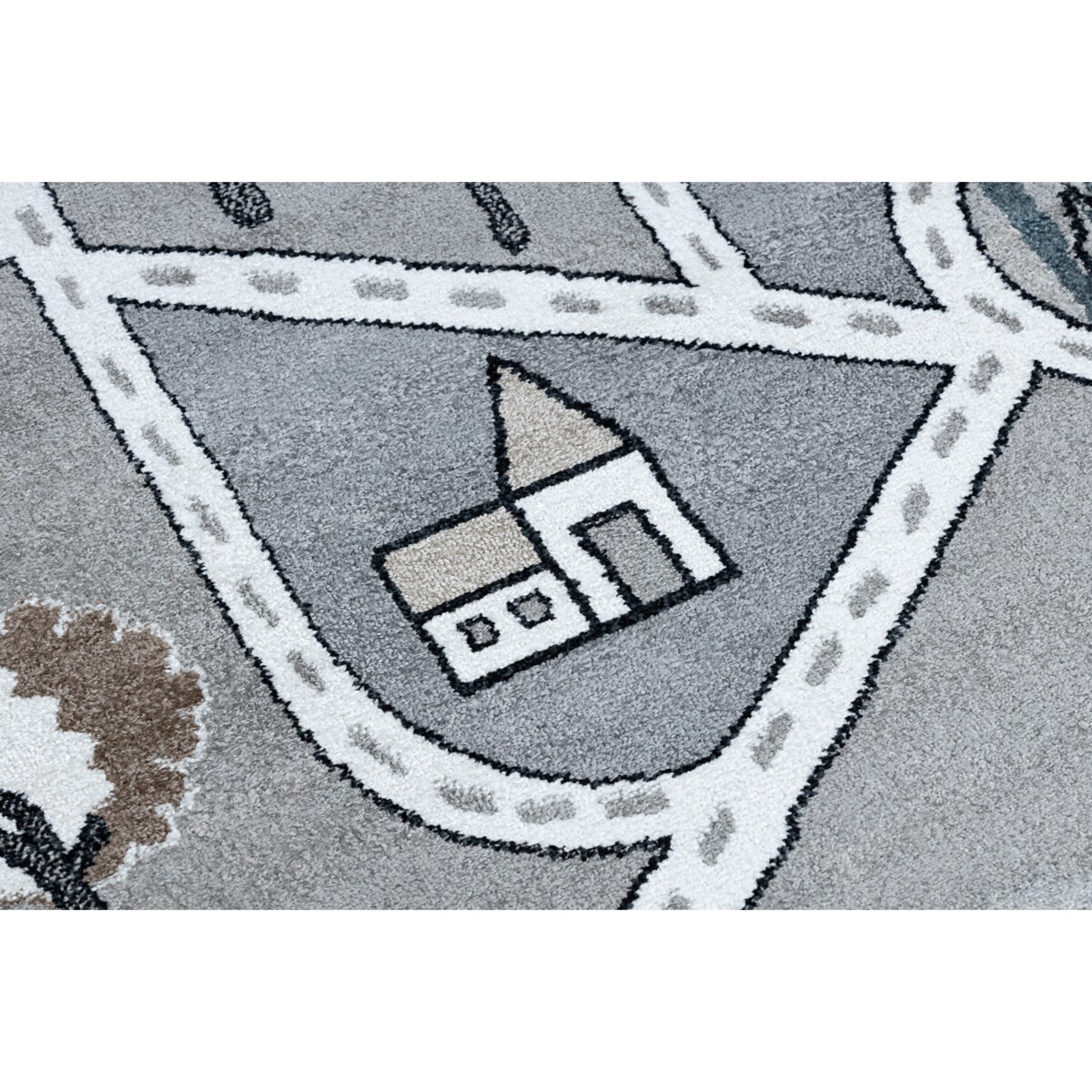 Dywan FUN Strade dla dzieci, ulica, miasto 120x170 cm