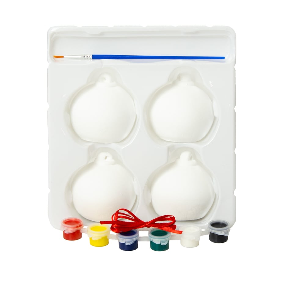 Bombki Do Malowania Dla Dzieci Świąteczne Boże Narodzenie 4 Szt