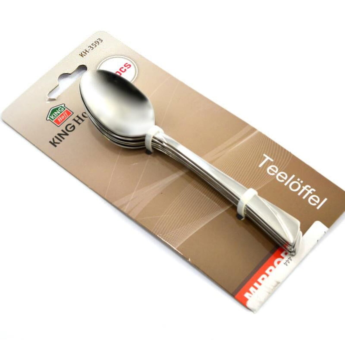 Łyżeczki do herbaty zestaw 6 sztuk Połysk KINGHOFF
