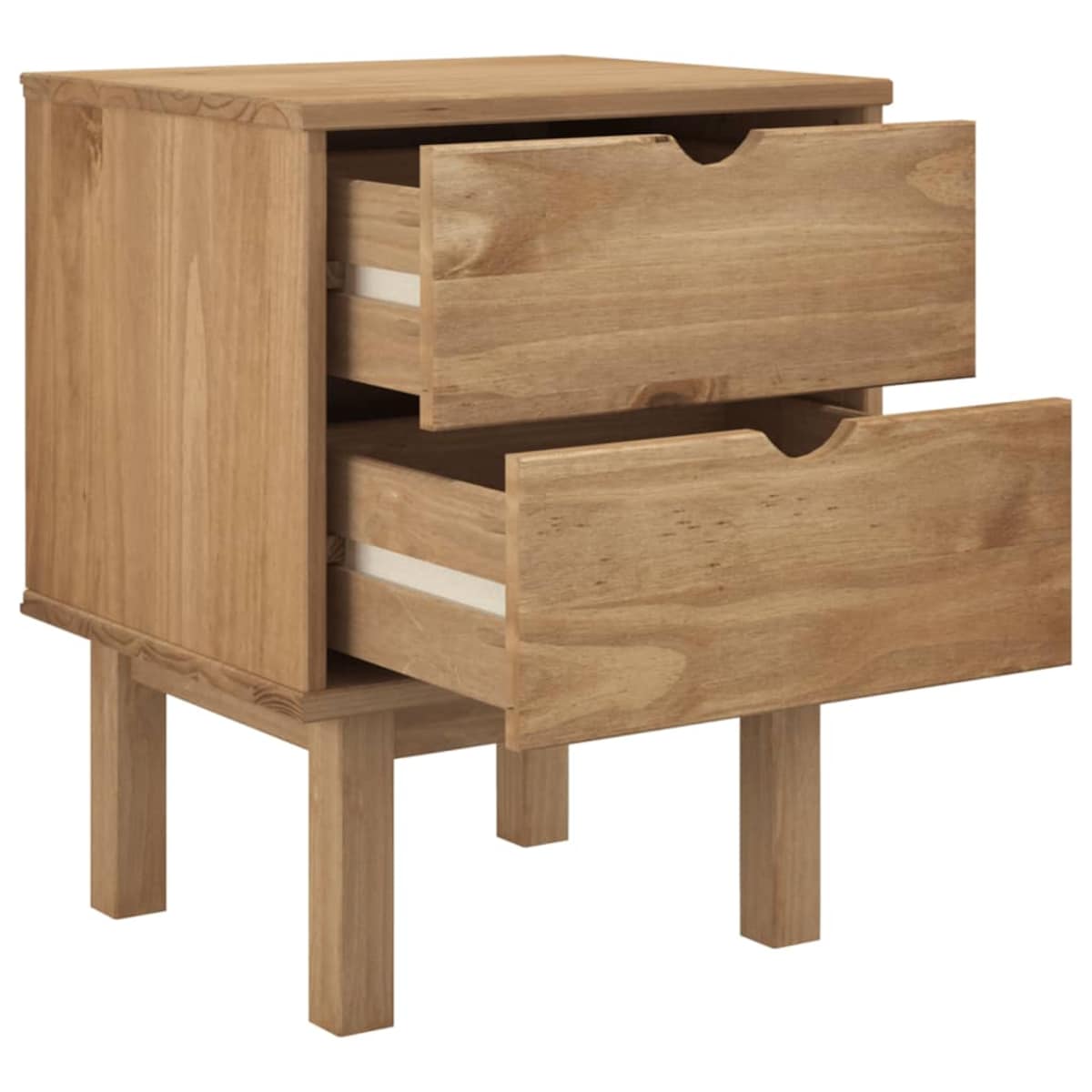 vidaXL Szafka nocna OTTA, 45x39x57 cm, lite drewno sosnowe