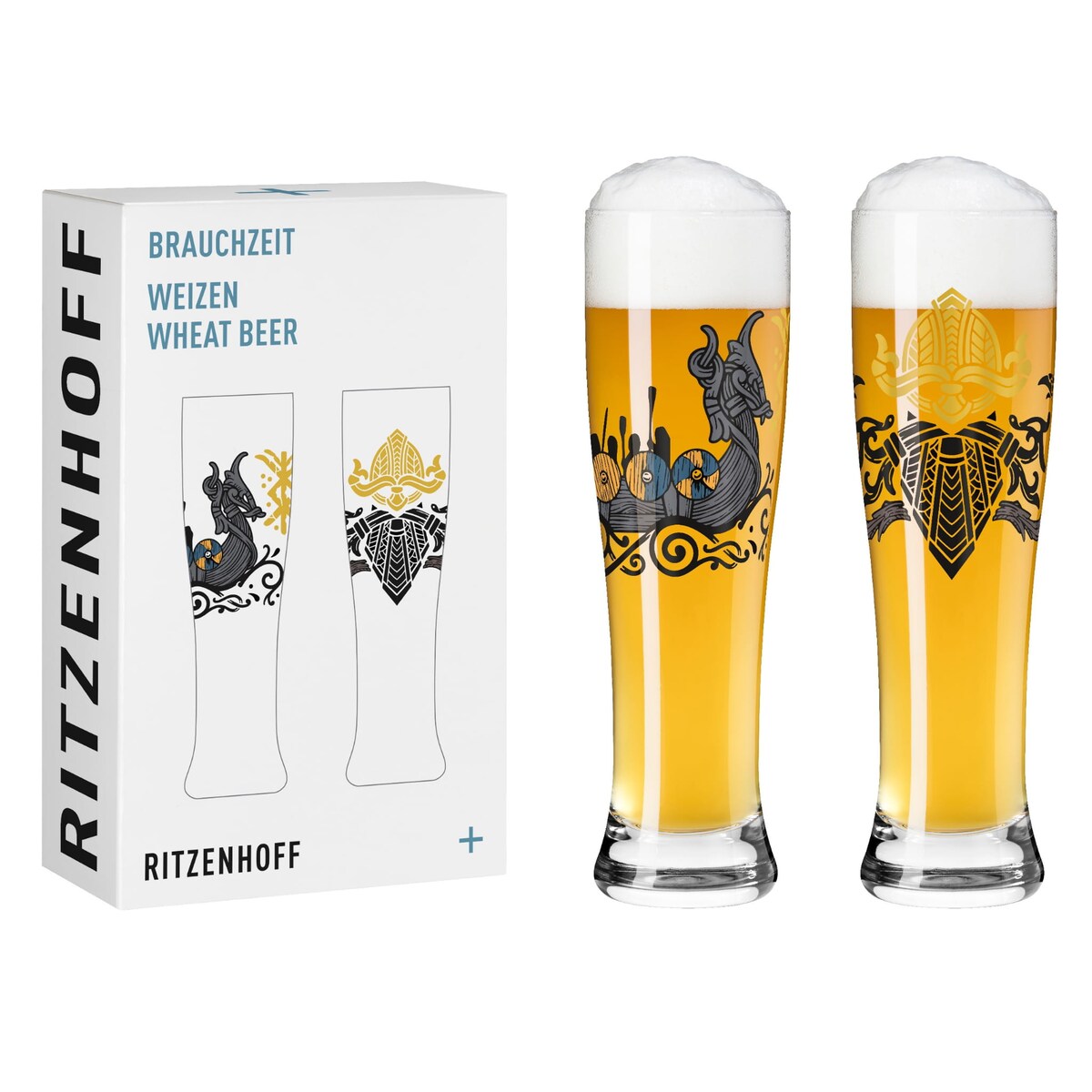 Zestaw 2 szklanek do piwa Brauchzeit, Jakub Vanis