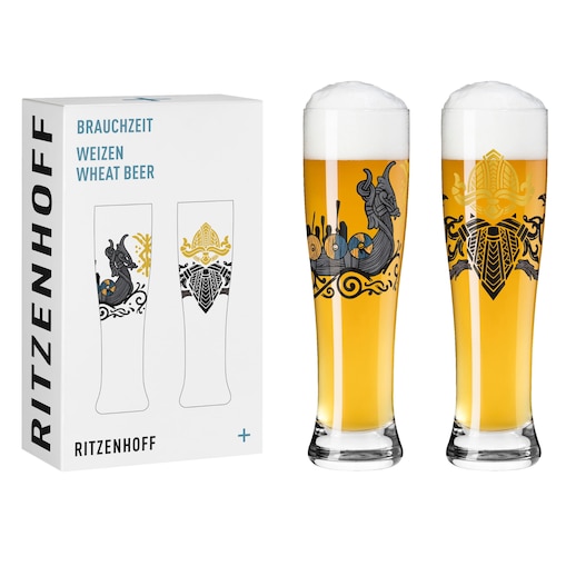 Zestaw 2 szklanek do piwa Brauchzeit, Jakub Vanis