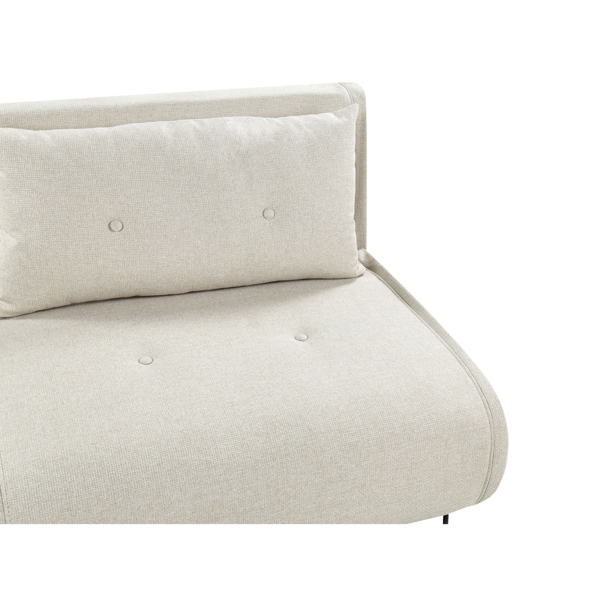 Sofa rozkładana jednoosobowa VESTFOLD Jasnobeżowy