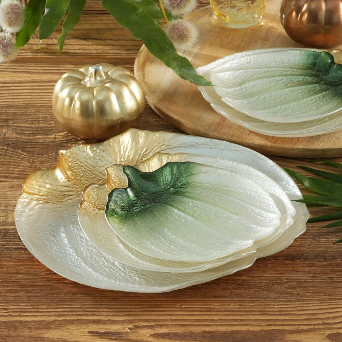 VILLA ITALIA Talerzyk szklany 20 cm PUMPKIN