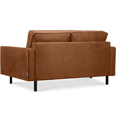 KONSIMO INVIA Sofa w stylu loft 2 osobowa kolor cognac