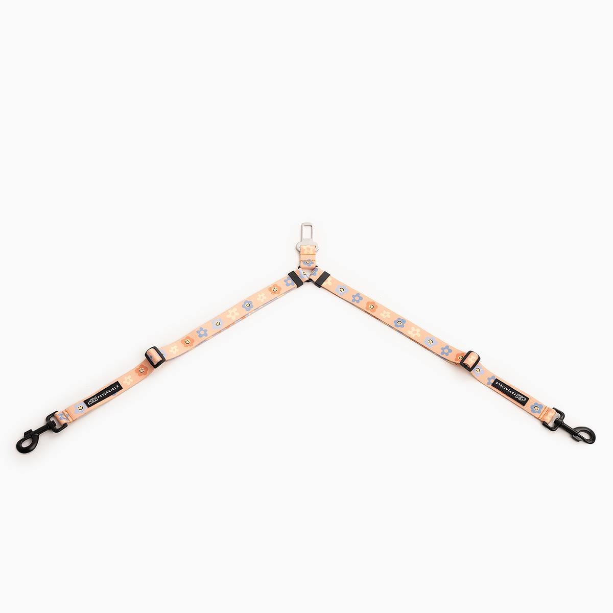 Pas samochodowy dla 2 psów - Szerokość taśmy: 20mm