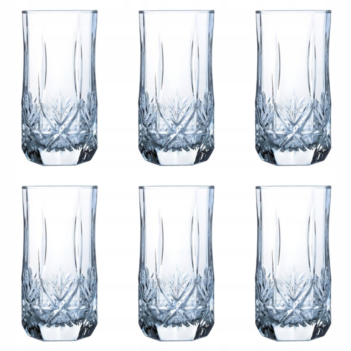 SZKLANKI WYSOKIE 310 ml x6 NA NAPOJE soki luminarc