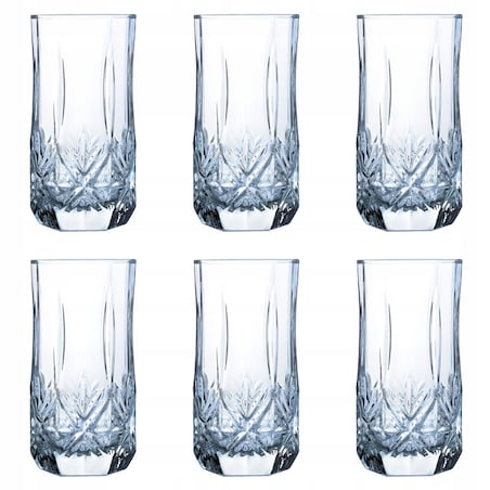 SZKLANKI WYSOKIE 310 ml x6 NA NAPOJE soki luminarc
