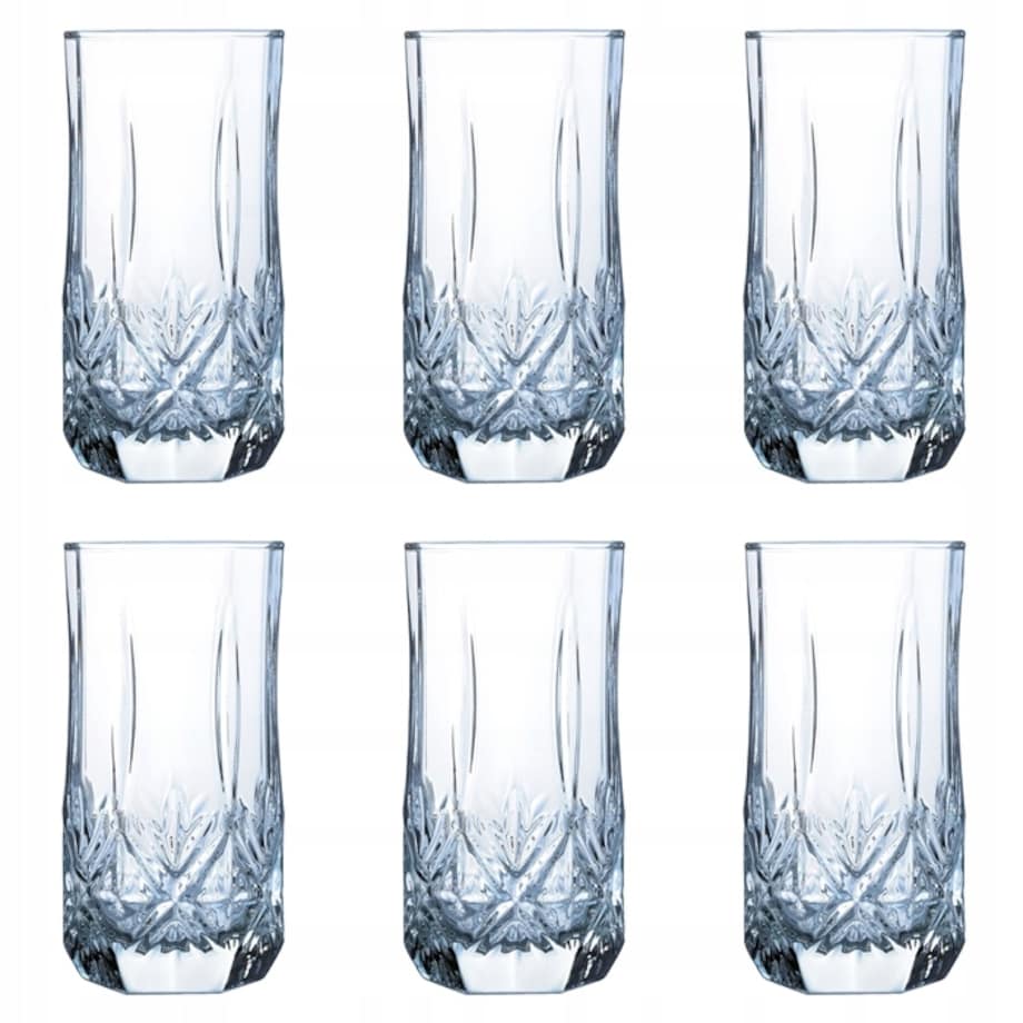SZKLANKI WYSOKIE 310 ml x6 NA NAPOJE soki luminarc