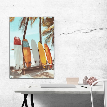 plakat deski surfingowe 30x40 cm