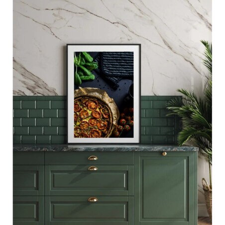 Poster Story, Plakat, Obraz - Pizza z Suszonymi Pomidorami, wymiary 42 x 60 cm