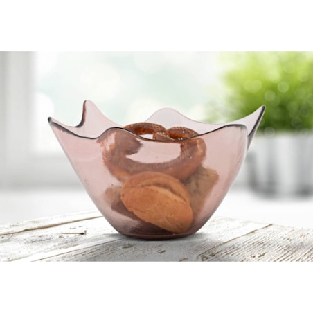 Ozdobna misa ze szkła z recyklingu, Ø 30 cm