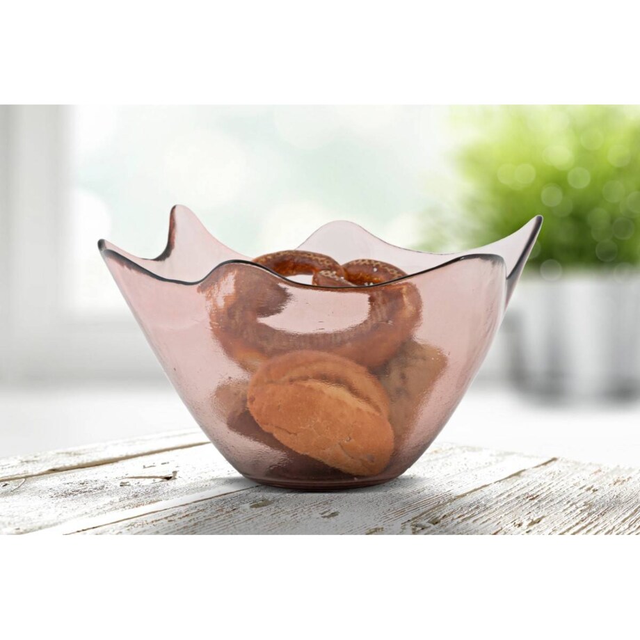 Ozdobna misa ze szkła z recyklingu, Ø 30 cm