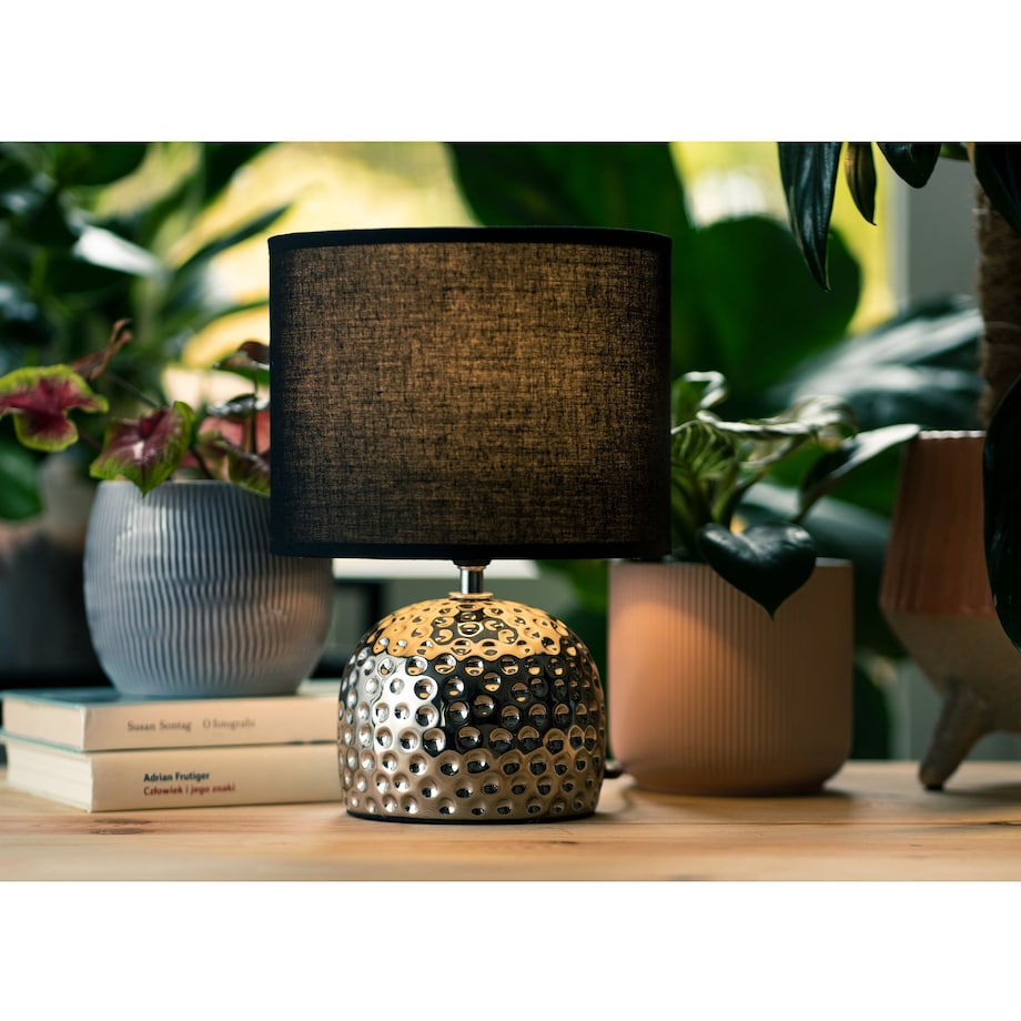 KONSIMO FRAGI Lampa stołowa kolor srebrny