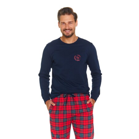 Piżama kolor granatowy PMB.7128.NAVY_BLUE - XXL
