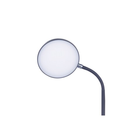 Lampa biurkowa LED srebrno-czarna COLUMBA