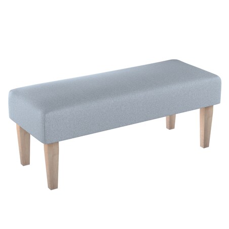 Ławka, błękitny melanż, 100 x 40 x 40 cm, Amsterdam