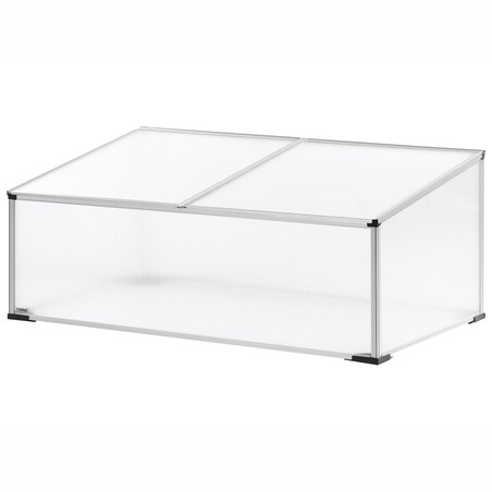 Szklarnia ogrodowa SERIFOS Srebrny 60 cm