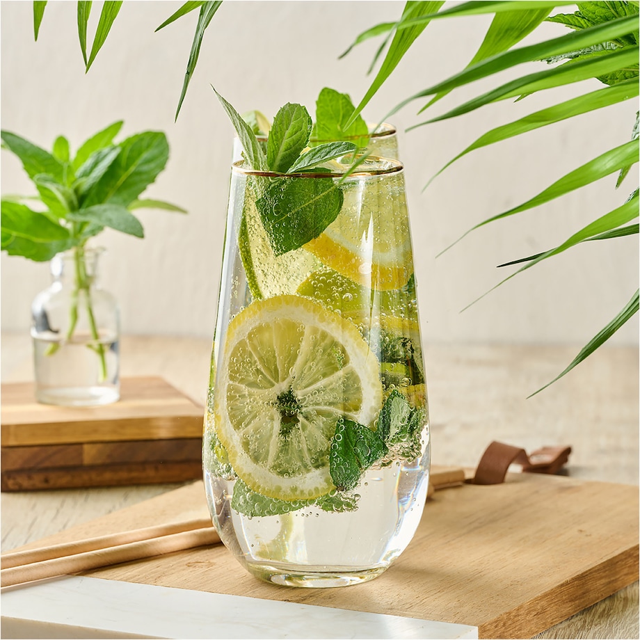 4X Szklanki Kryształowe Do Koktajli Napojów Drinków Prezent 580 Ml Komplet Zestaw Szklanek
