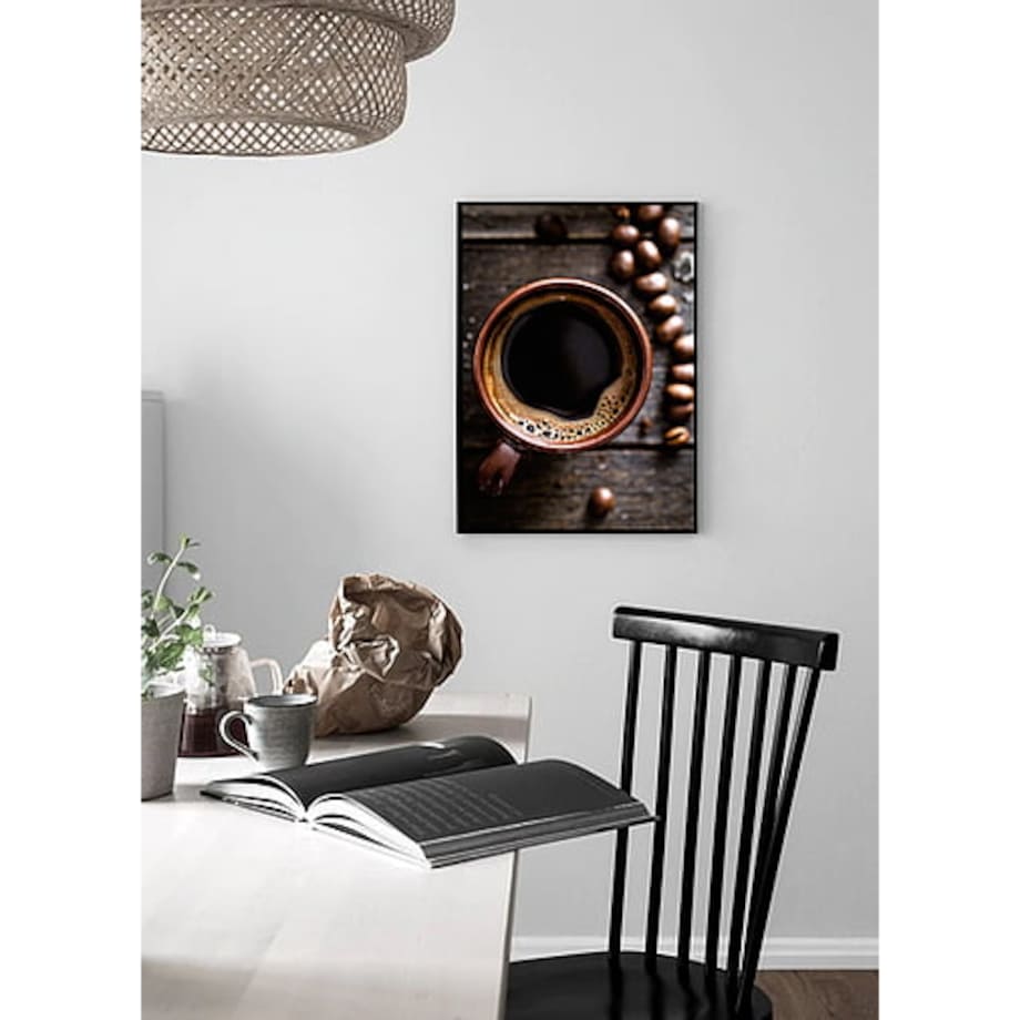 Poster Story, Plakat, Obraz - Kawa w Brązowej Filiżance, wymiary 60 x 84 cm