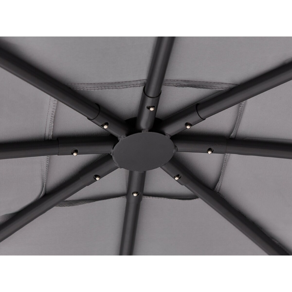 Pawilon ogrdowy 305 x 305 cm szary VOMERO