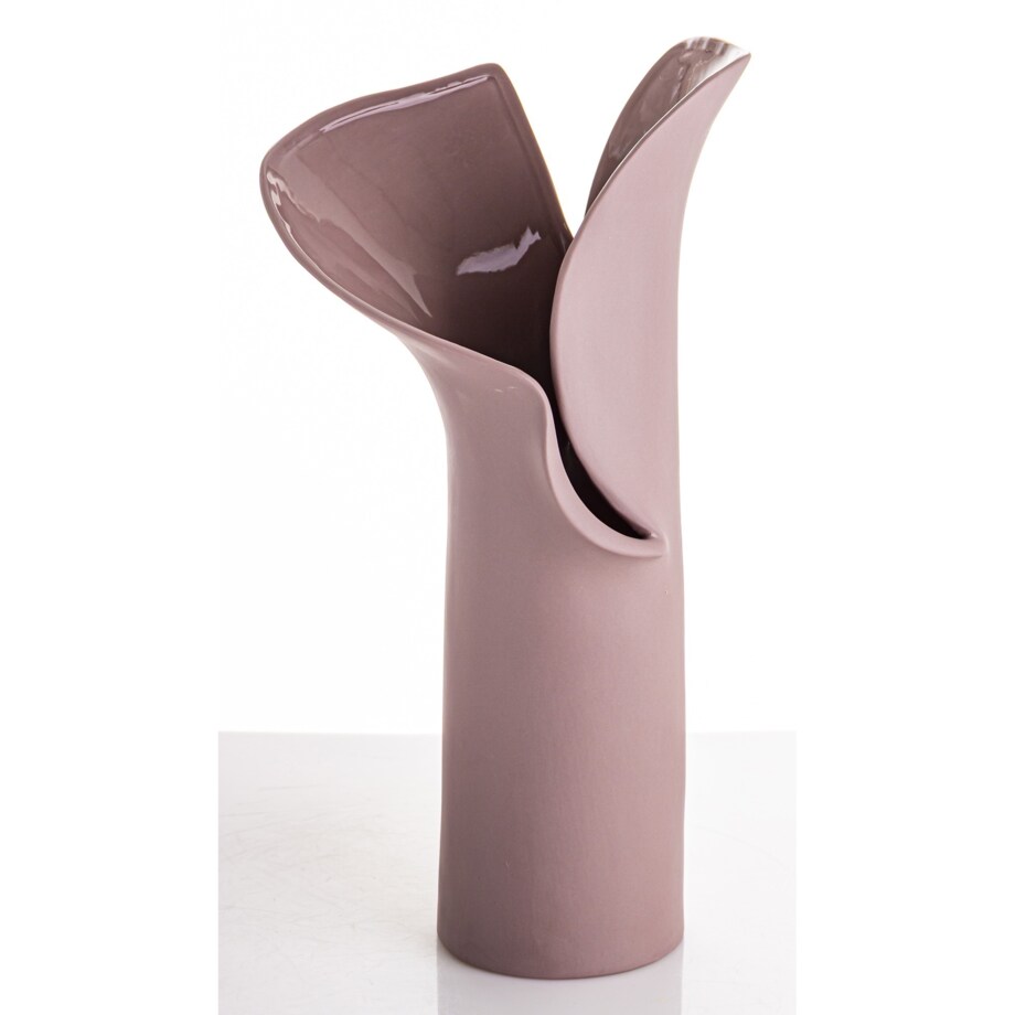 Wazon porcelanowy 35x19x14 cm LARRY różowy