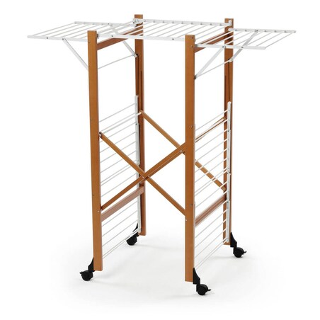 ARREDAMENTI AQUILONE Suszarka na pranie - 132 x 67 cm, Brązowy