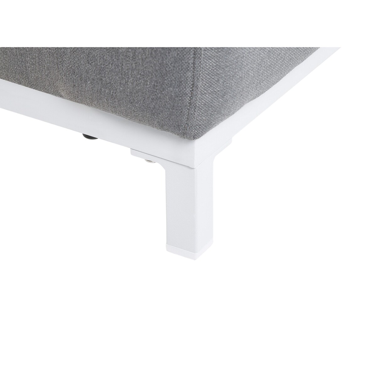 Zestaw 2 foteli ogrodowych szary z białym ROVIGO