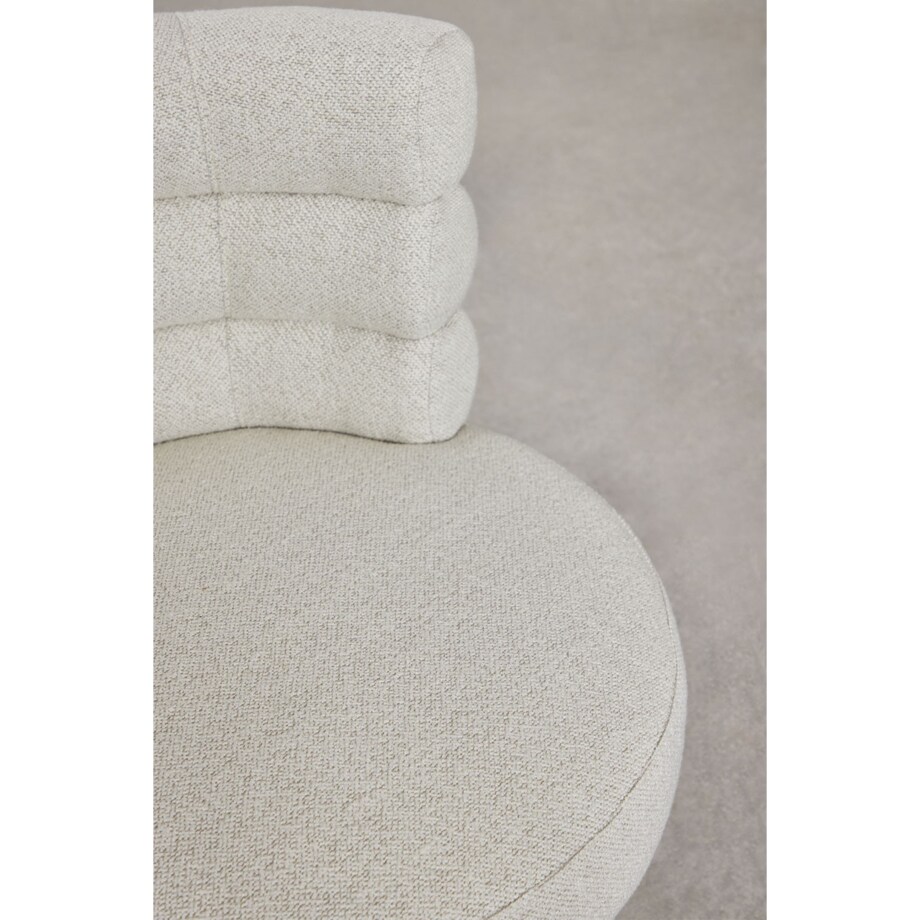 Krzesło obrotowe, do jadalni Protea beżowo-kremowe