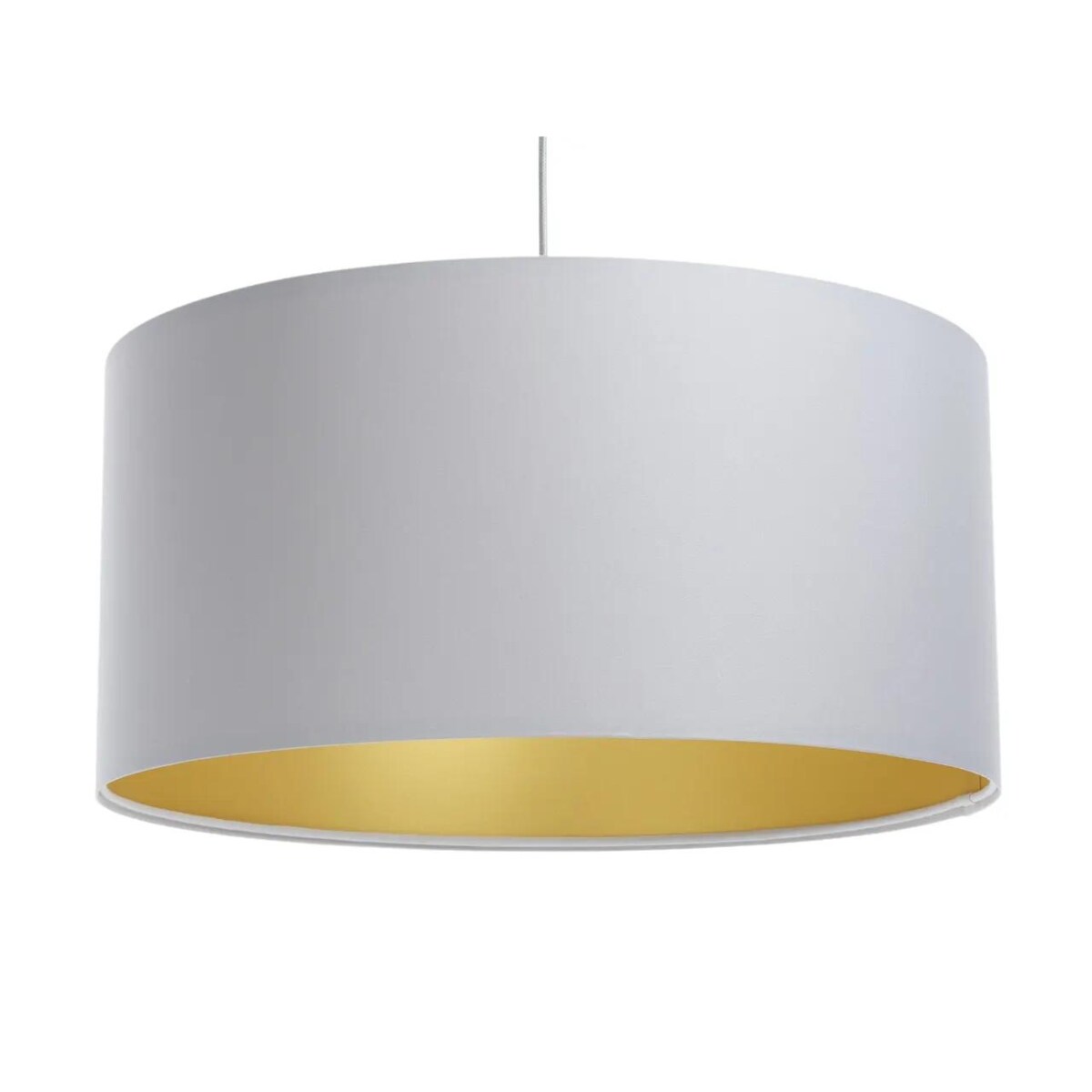 Lampa wisząca MODERN 50 szara/złoty mat