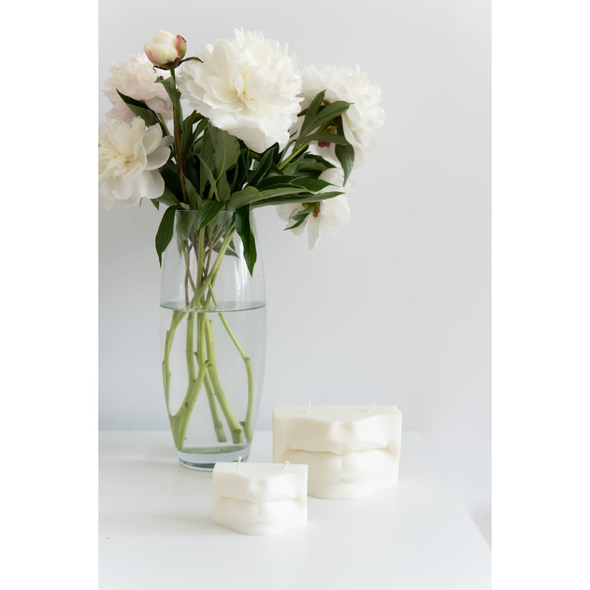 Świeca sojowa usta Dawid Lips S, 110 g, INSPIRA