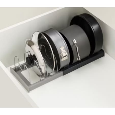 Organizer na garnki i pokrywki rozsuwany DrawerStore, 14.7 x 30.6 x 20.4 cm, Joseph Joseph