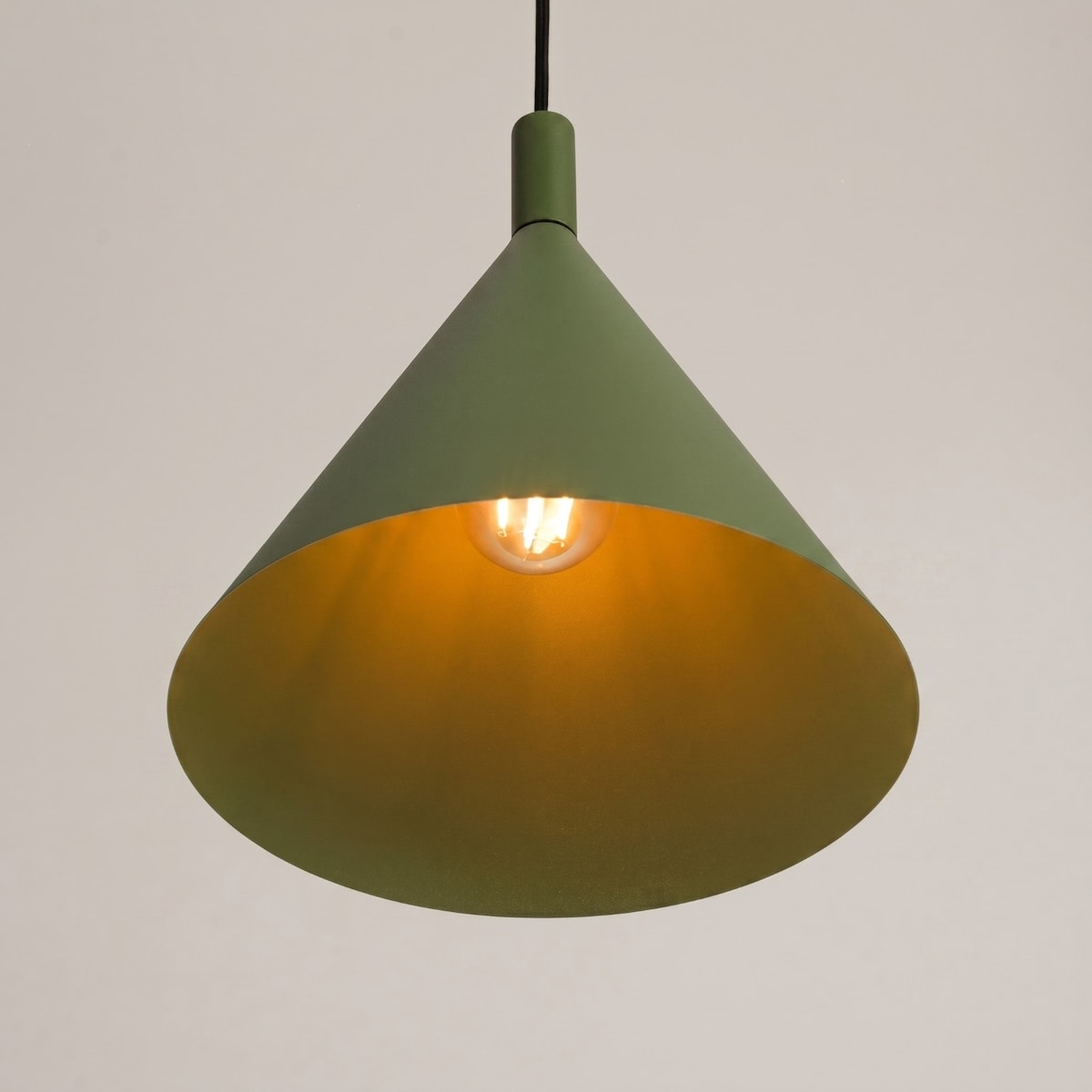 Lampa wisząca NOX 25 zielona oliwka