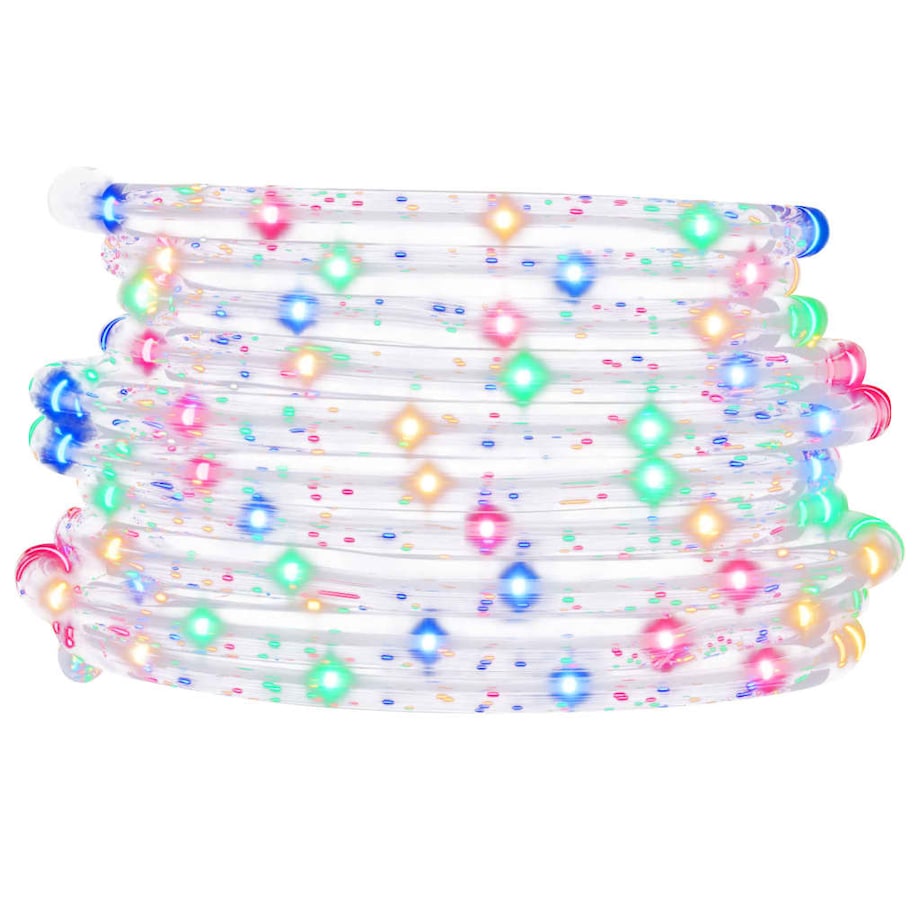 vidaXL Wąż świetlny, 120 LED, wielokolorowy, 5 m, PVC