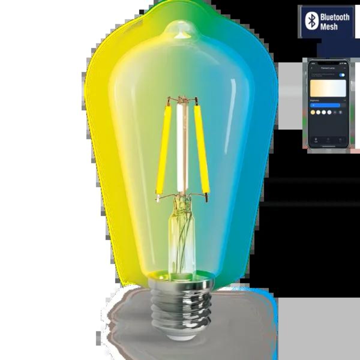 inteligentna żarówka bluetooth mesh st64 6w cct