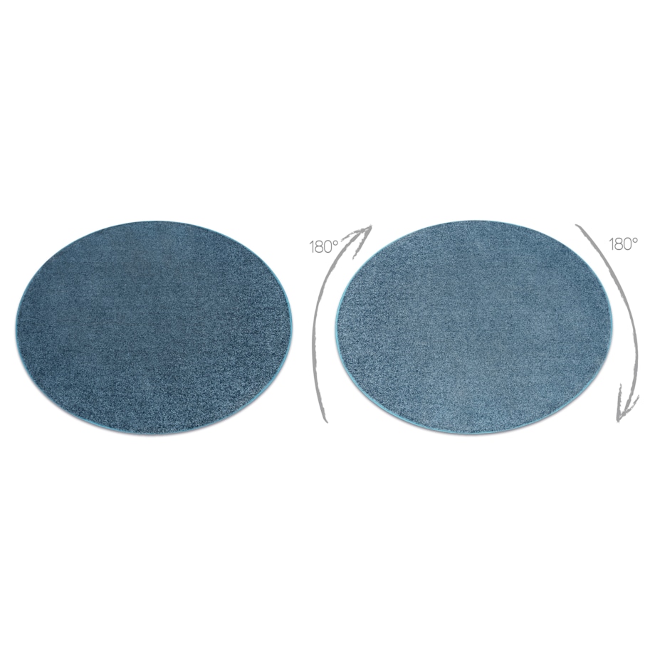 DYWAN koło INDUS granatowy 75 gładki, koło 100 cm