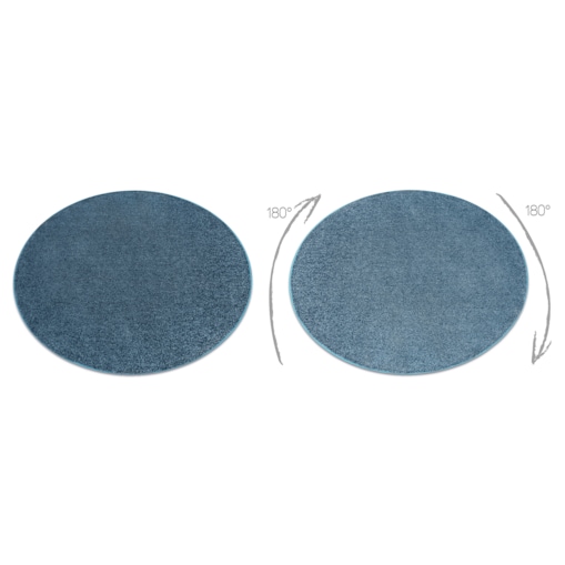 DYWAN koło INDUS granatowy 75 gładki, koło 100 cm