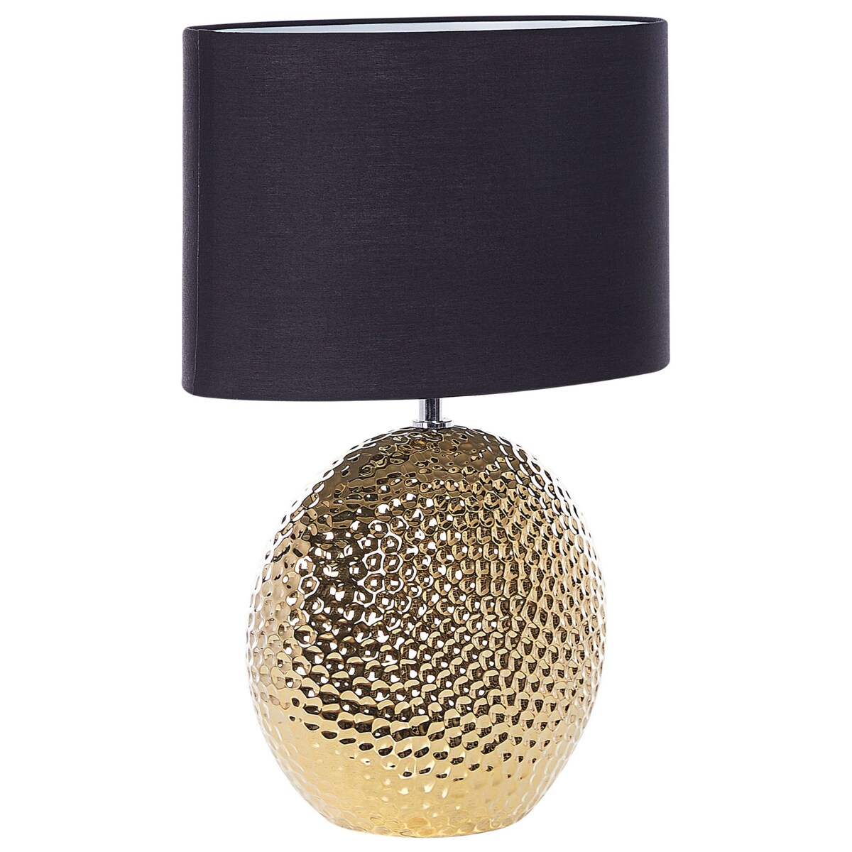 Lampka nocna ceramiczna złota NASVA