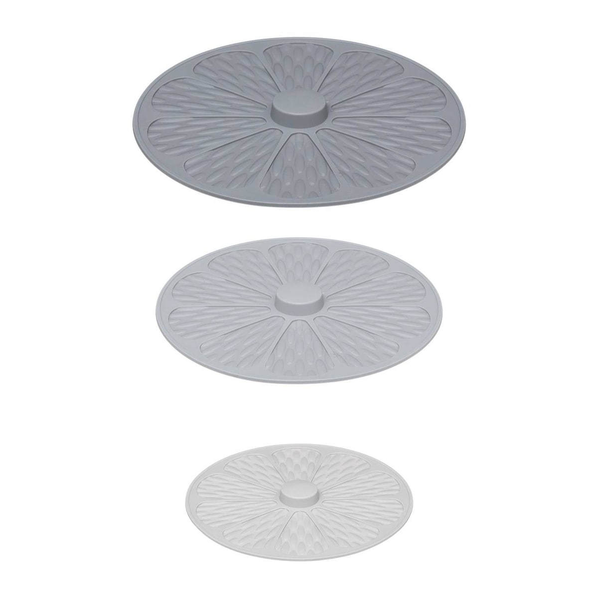 Pokrywki silikonowe na garnki, zestaw 3 sztuk w różnym rozmiarze