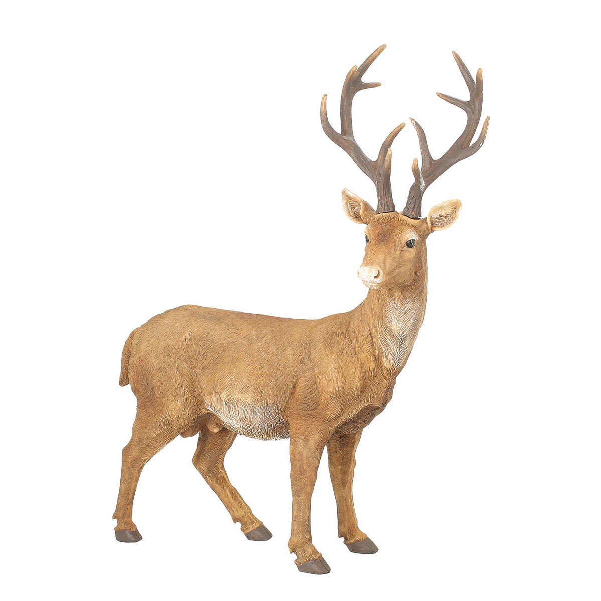 Figurka Deer 50x20x54 cm brown boże narodzenie, święta, świąteczne, brązowy, 50x20x54 cm