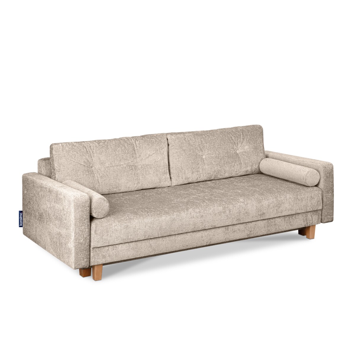 KONSIMO ERISO Sofa 3-osobowa, kolor beżowy