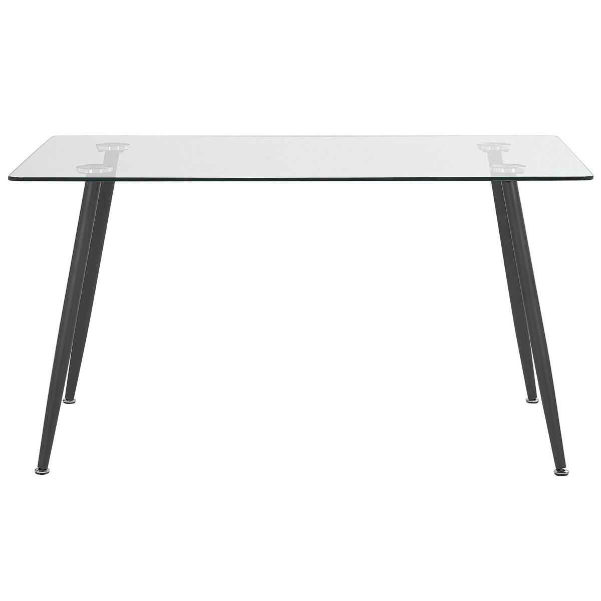 Stół do jadalni szklany 140 x 80 cm MIDLAND