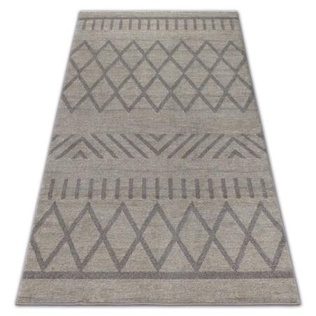 Dywan SOFT 8034 ETNO BOHO krem / jasny brąz 120x170 cm