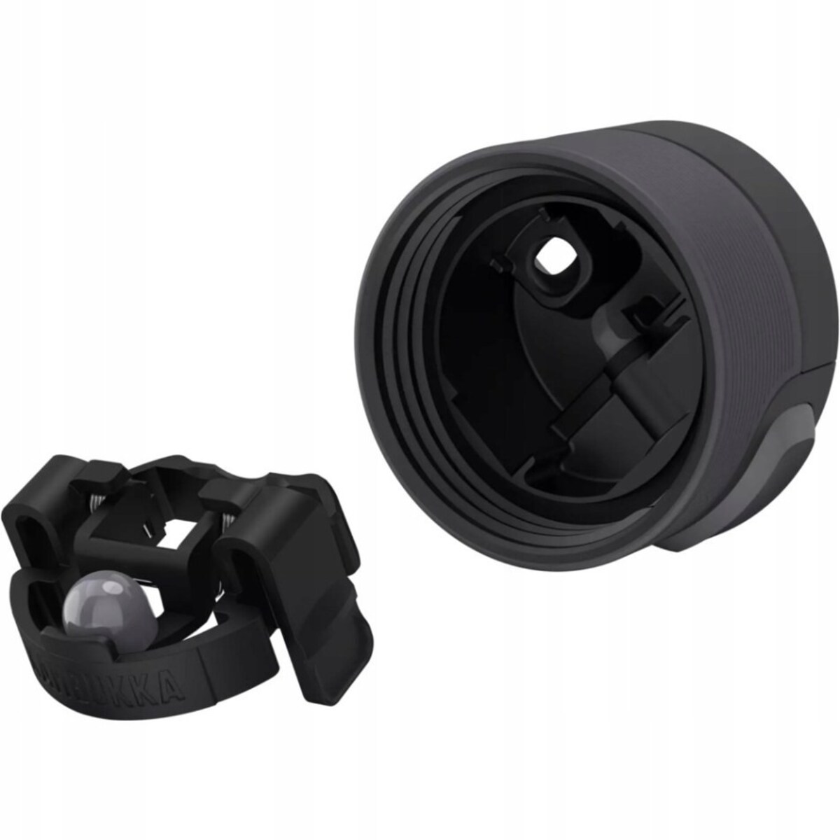 Nakrętka z suwakiem do kubków termicznych czarna, Kambukka