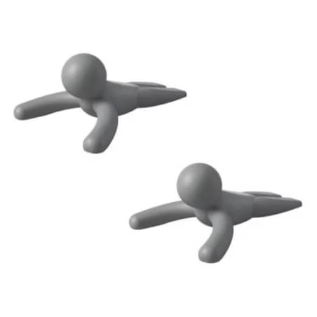 Zestaw 2 stoperów do drzwi (szarych) Buddy Umbra